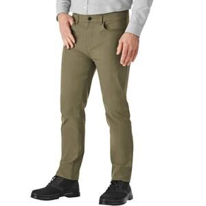 Men's Denali Straight-Leg 5-Pocket Travel Pants Members Mark Dark Green 32/30